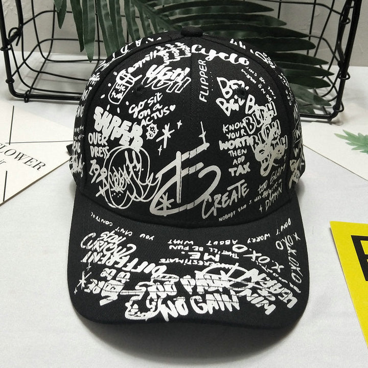 Men's Graphic Print Snapback Cap Kalsten