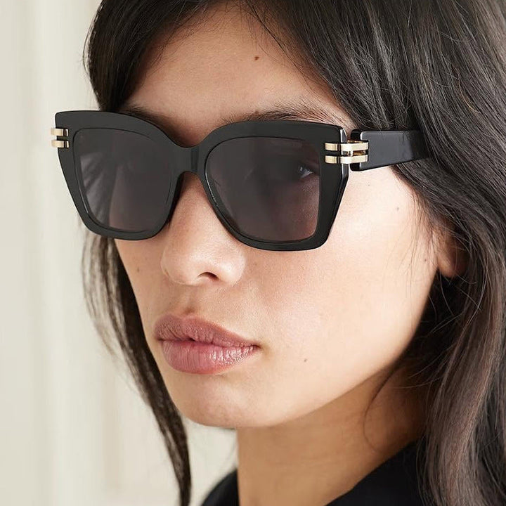 Women stylish oversized sunglasses with luxurious details Kalsten