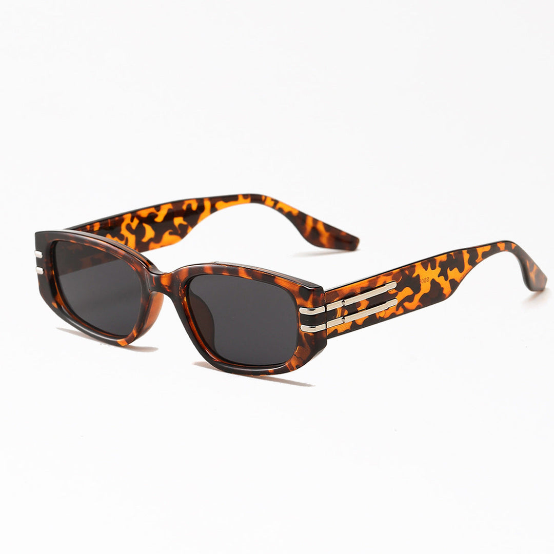 Women's fashionable rectangular sunglasses with elegant metal accents Kalsten