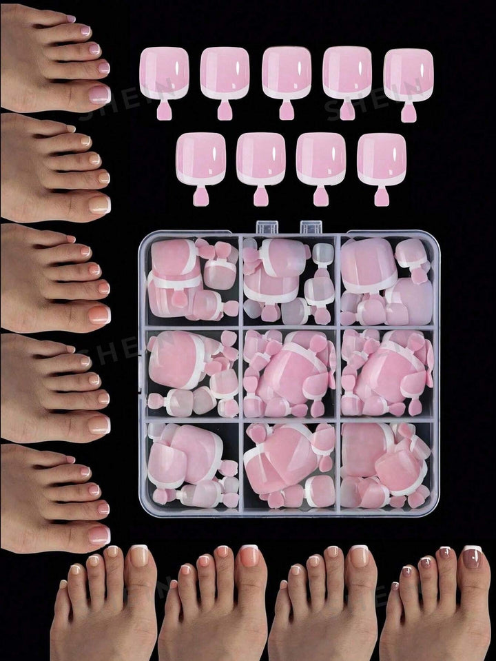 Decorative Press-On Pedicure Kit Kalsten
