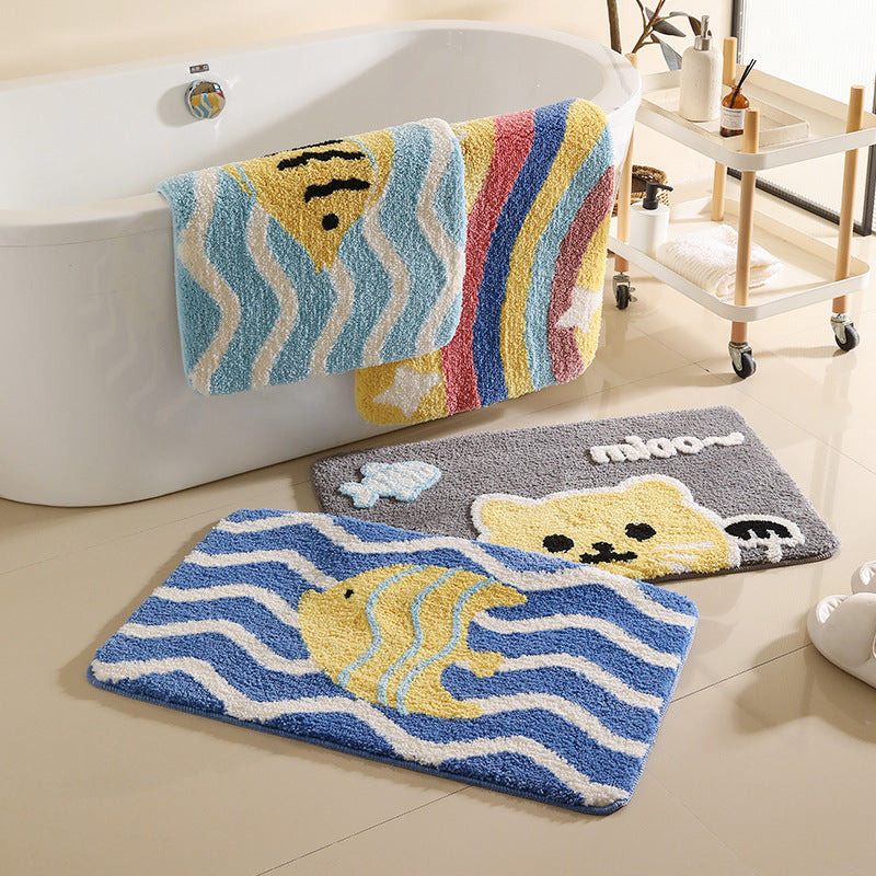 Soft Cartoon Panda Bath Mat Kalsten