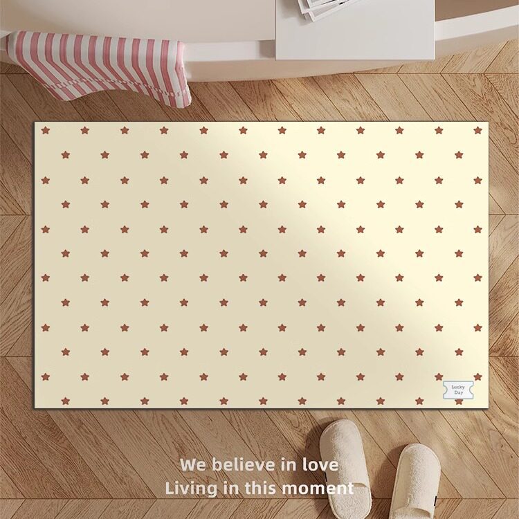 Cozy Star Pattern Bath Mat Kalsten