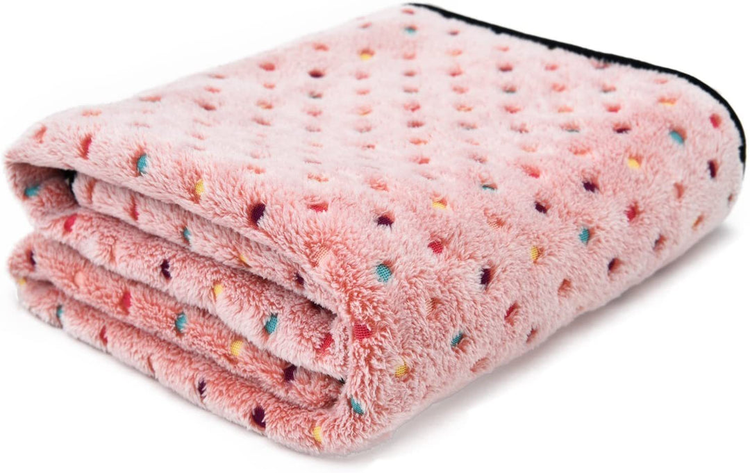 Ladies Cozy Microfiber Blanket with Playful Pattern Kalsten