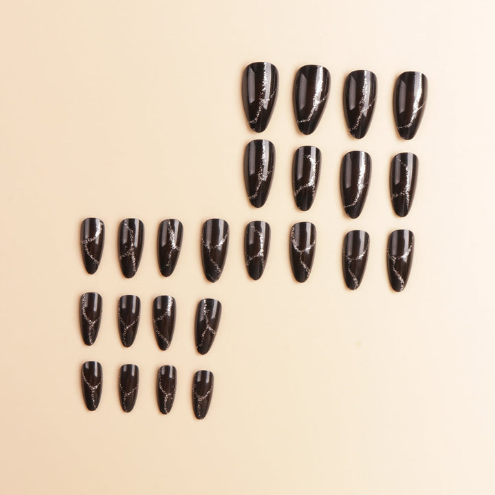 Artistic Pointed Press-On Nail Designs Kalsten