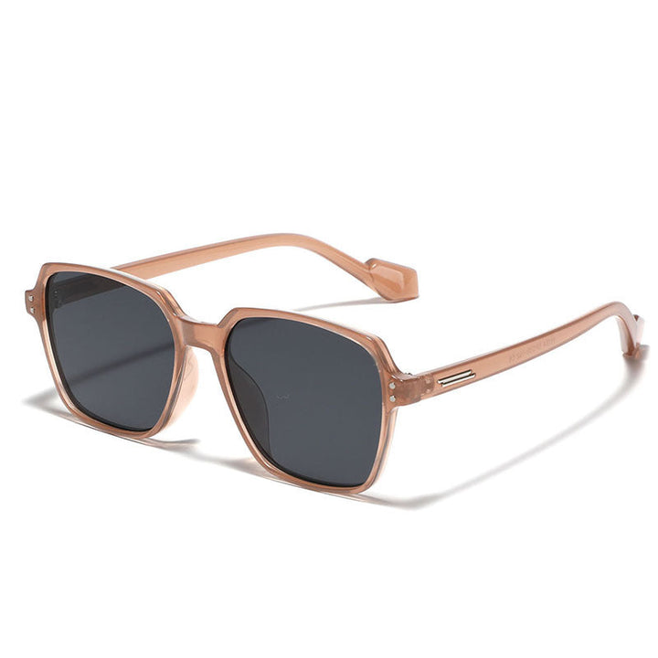 Women's square sunglasses with stylish plastic frame and polarized lenses Kalsten