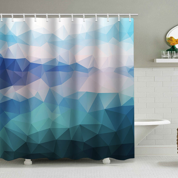 Artistic Marble Design Shower Curtain Kalsten