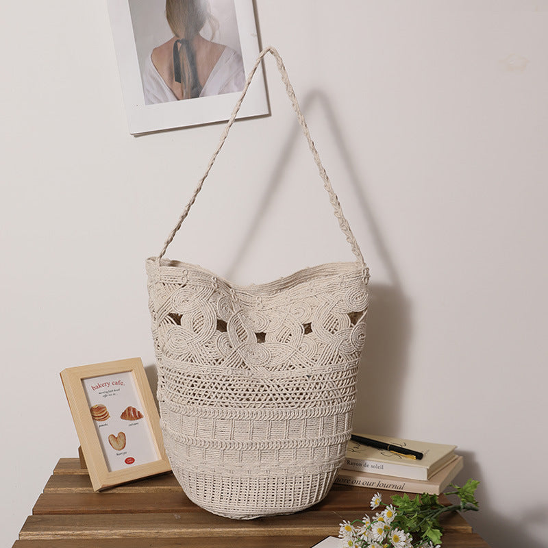 Hand-crocheted cotton bag Kalsten