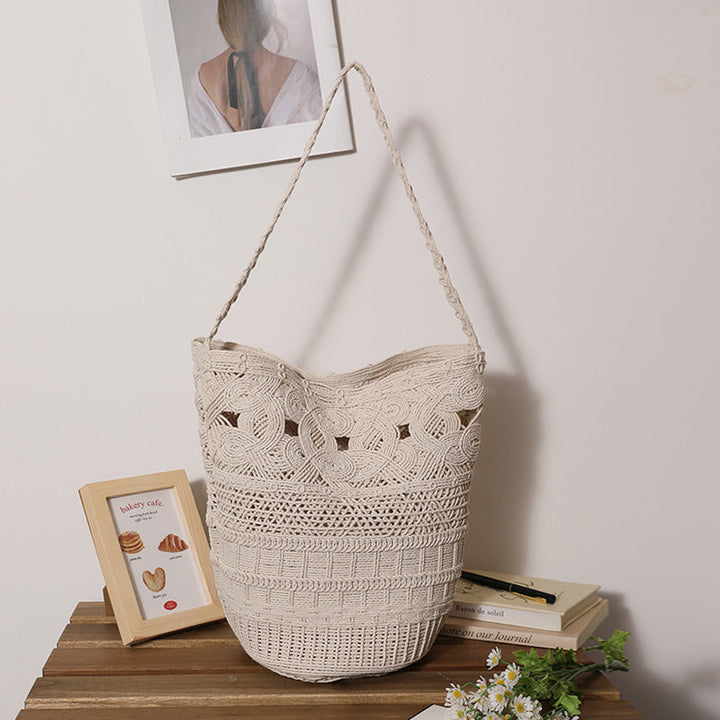 Hand-crocheted cotton bag Kalsten