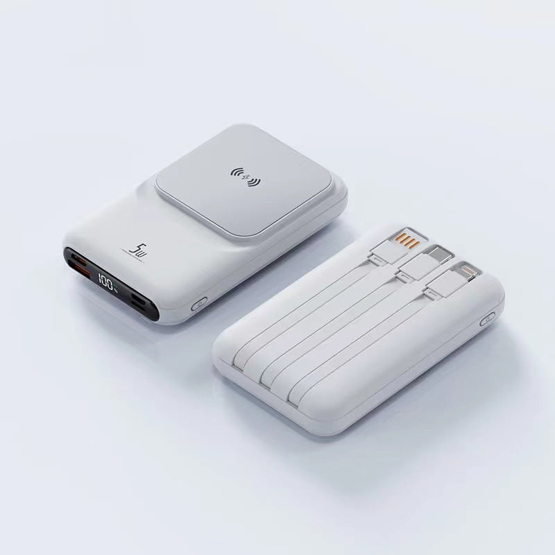 Portable Wireless Charger with Integrated Multi-Charging Station Kalsten