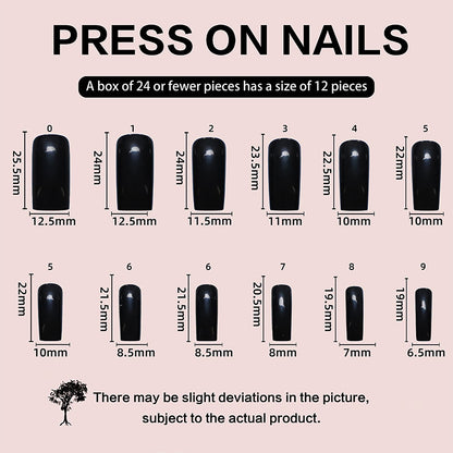 Artificial nail set with floral detail and glitter effects Acalora