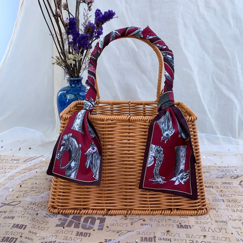 Women Diamond-shaped Handheld Basket Kalsten