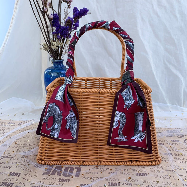 Women Diamond-shaped Handheld Basket Kalsten