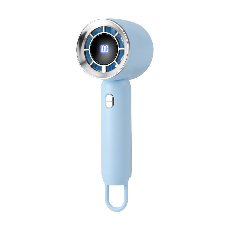 Ladies portable mini high-speed fan with digital display Kalsten