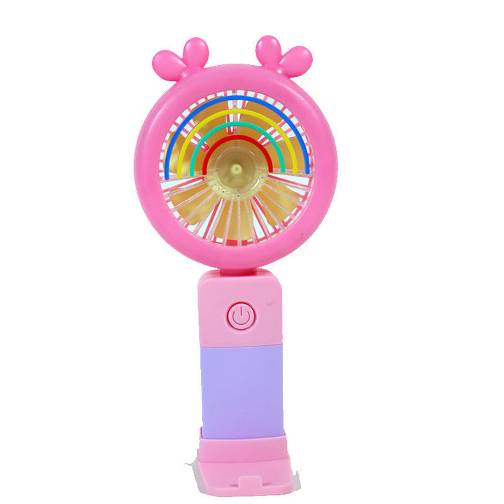 Unisex Portable Hand Fan with Colorful LED Light Effects Kalsten