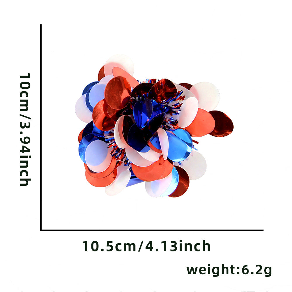 Unisex nan kompakter Cheerleader Pompon made of metallic foil Kalsten