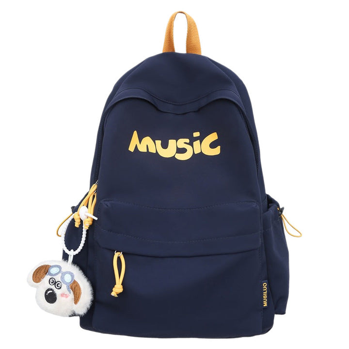 Casual Music-Themed Backpack Kalsten