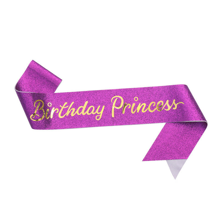 Women's Glittering Birthday Sash Kalsten
