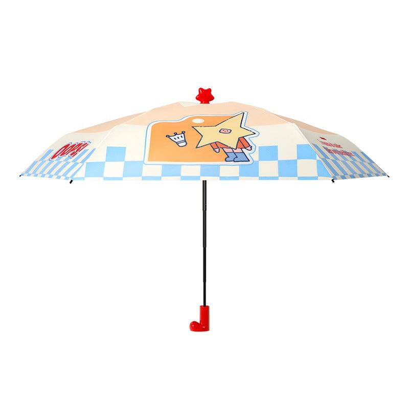 Women's creative and playful folding umbrella with sporty design Kalsten