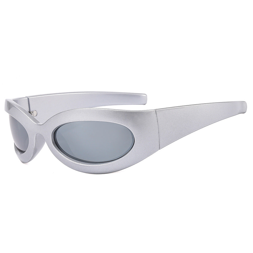 Women’s fashionable sunglasses with oval frame and modern finish Kalsten