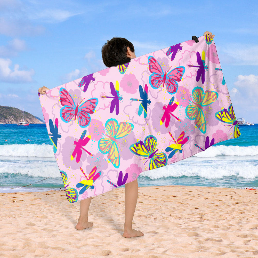 Beach blanket with colorful cupcake design Kalsten