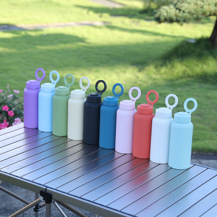 Unisex Insulated Drinking Bottle with Ergonomic Screw Cap Kalsten