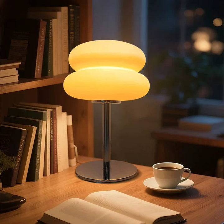 Desktop Mini Table Lamp Bauhaus Vintage Egg Tart Night Light | Kalsten