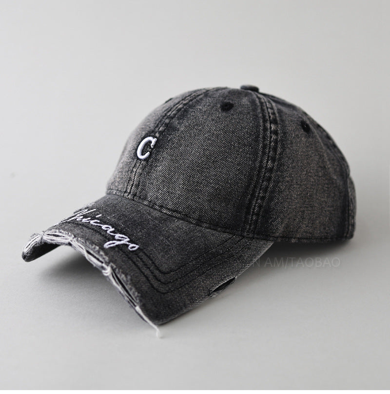 Men's Casual Distressed Baseball Cap Kalsten