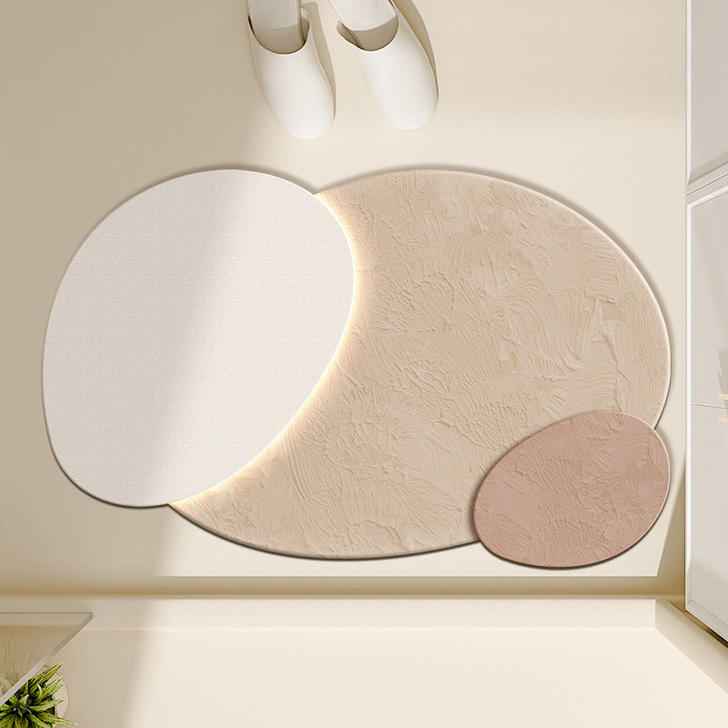 Floral-Inspired Decorative Bath Mat Kalsten
