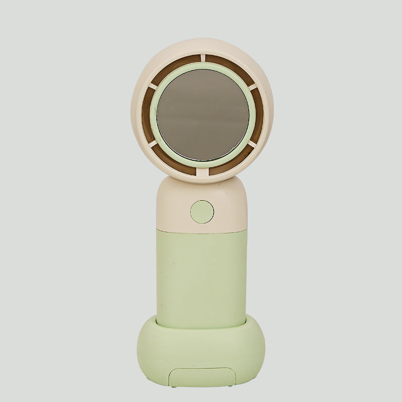 Women Portable Handheld Fan with Mirror Kalsten