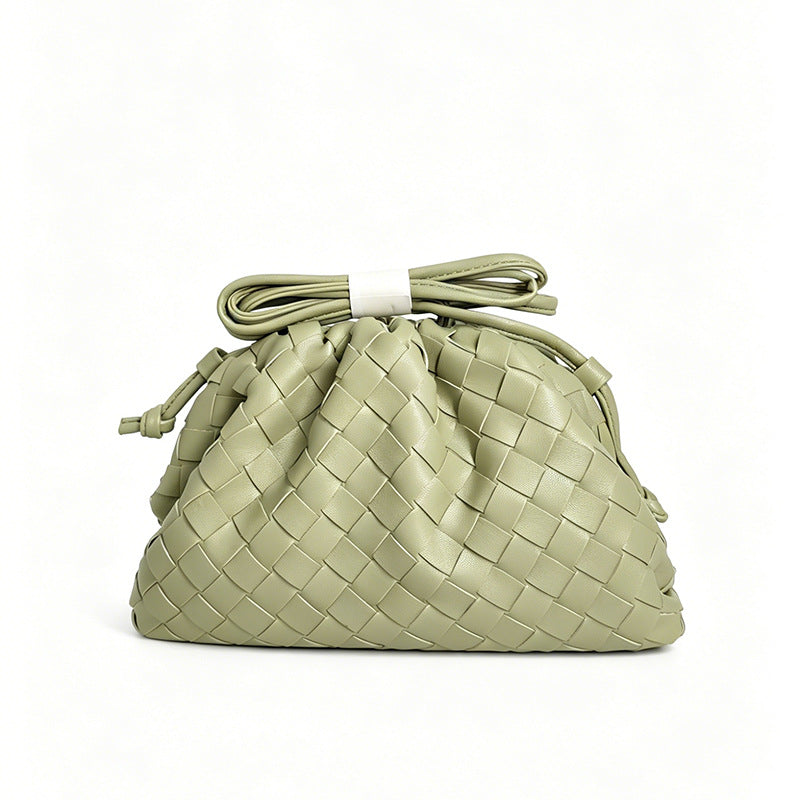Textured Woven Handheld Clutch Acalora