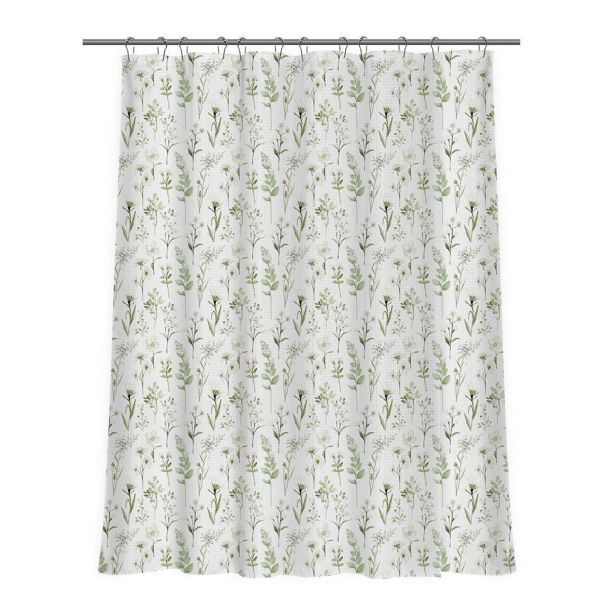 Floral Patterned Shower Curtain
