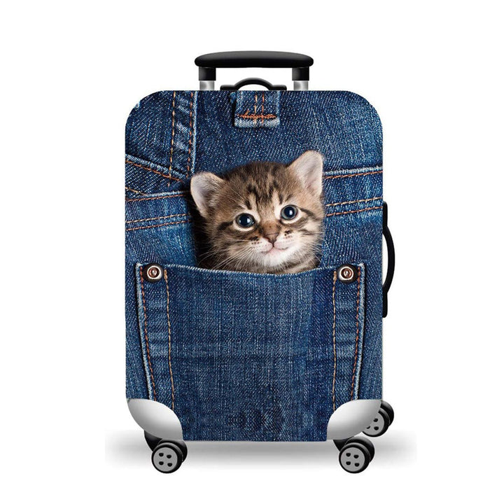 Unisex nan Kids Cabin Trolley with international landmark motif and lightweight ABS shell Kalsten