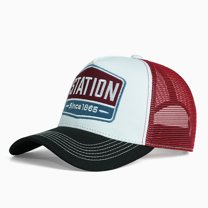 Women Breathable Trucker Cap with Vintage Design Kalsten