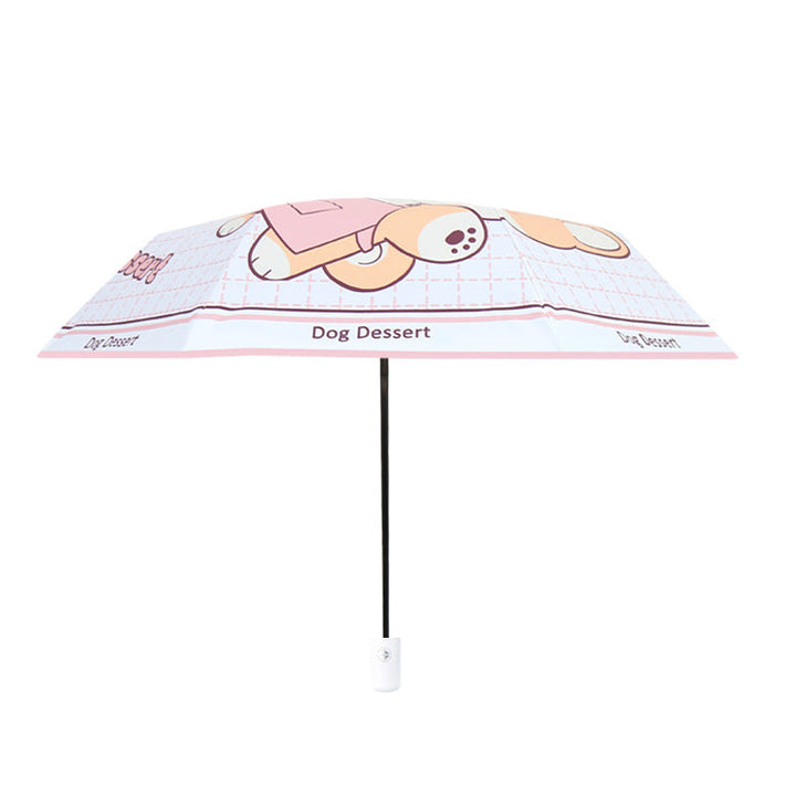 Women's Funny Foldable Umbrella with Cute Animal Design Kalsten