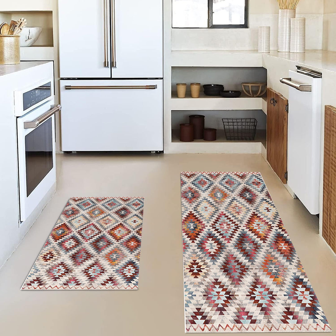 Vintage-Inspired Kitchen Mat Set Kalsten