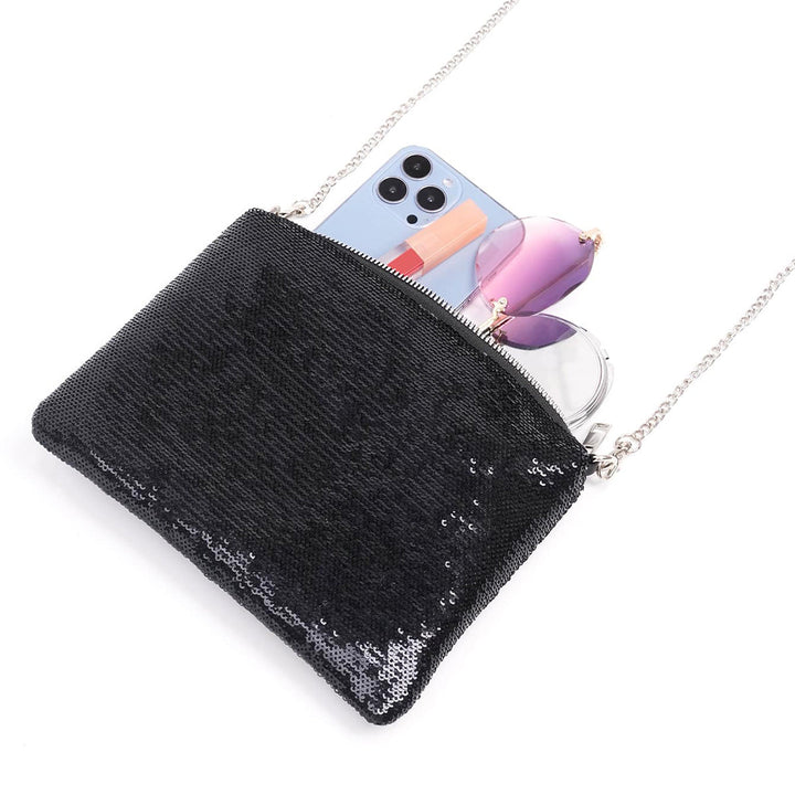 Elegant Clutch with Glitter Details Kalsten