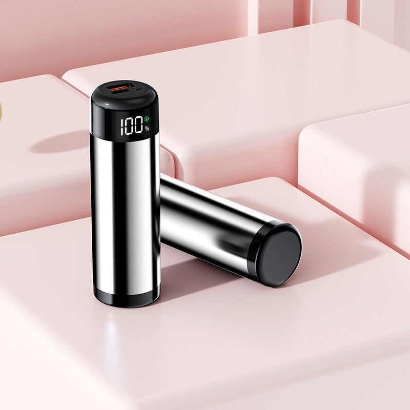 Power bank with digital charging display and integrated flashlight Kalsten