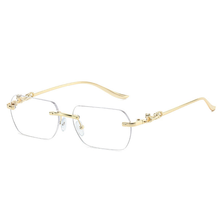 Ladies elegant half-rim glasses with decorative details Kalsten