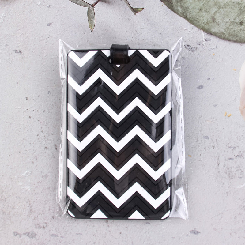 Stylish Chevron Pattern Luggage Tag Kalsten