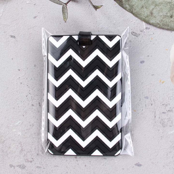Stylish Chevron Pattern Luggage Tag Kalsten