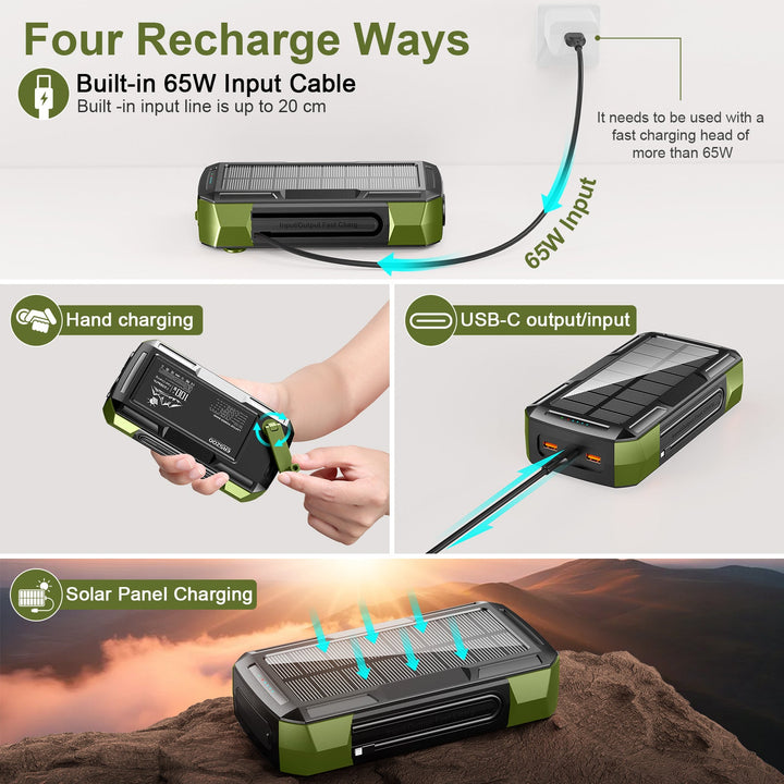 Portable Solar Power Bank Kalsten
