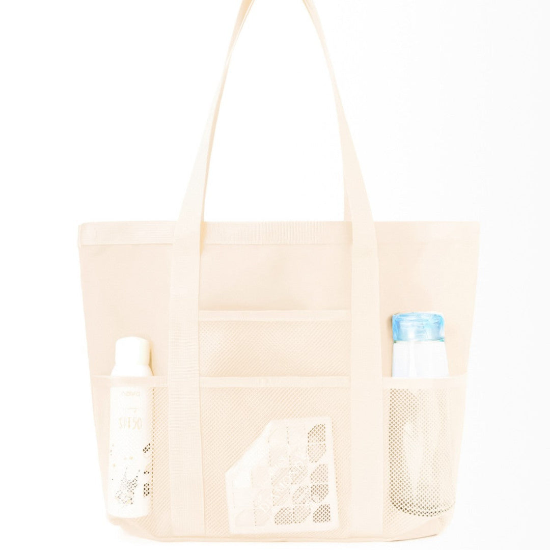 Multifunctional shopping bag with practical outer pockets Kalsten