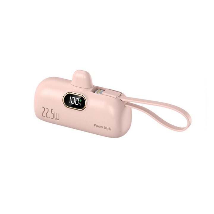 Portable power bank with fast charging cable and LED display Kalsten