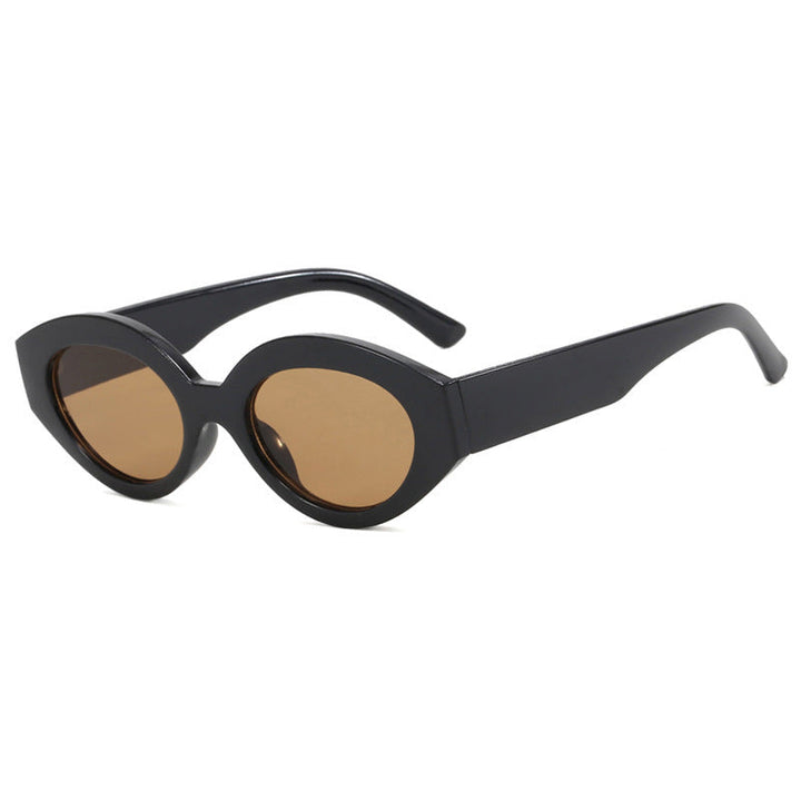Ladies trendy cat-eye sunglasses with animal print Kalsten