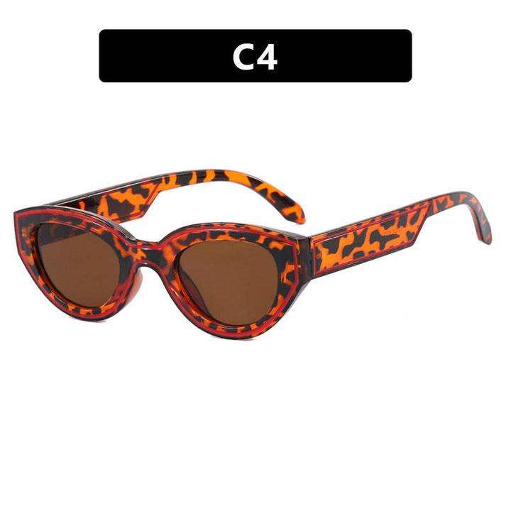 Women Cat-Eye Sunglasses with sturdy transparent frame and protective UV filter Kalsten