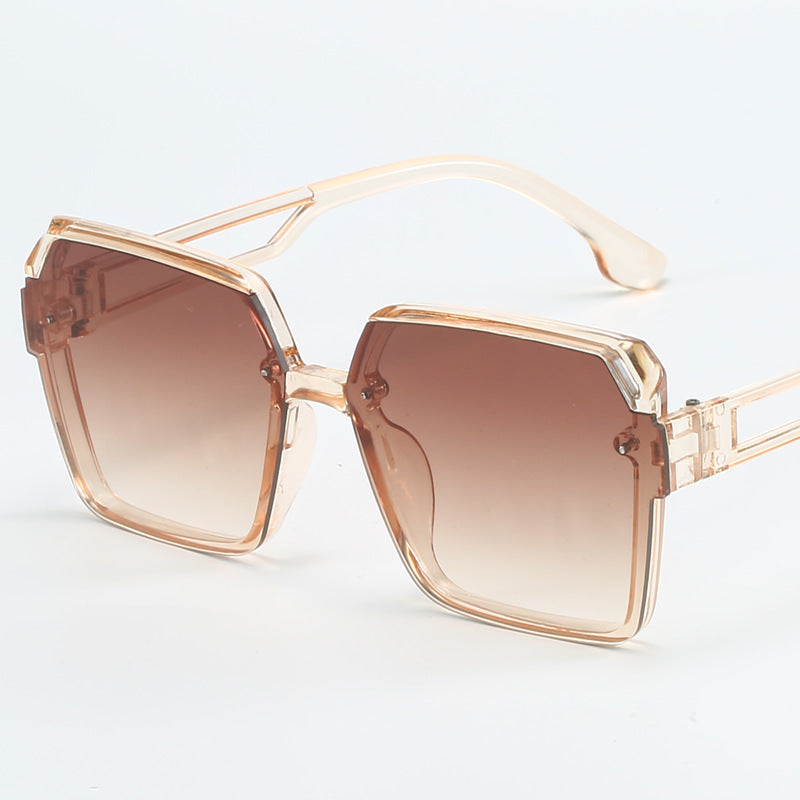 Ladies fashionable square sunglasses with filigree design Kalsten
