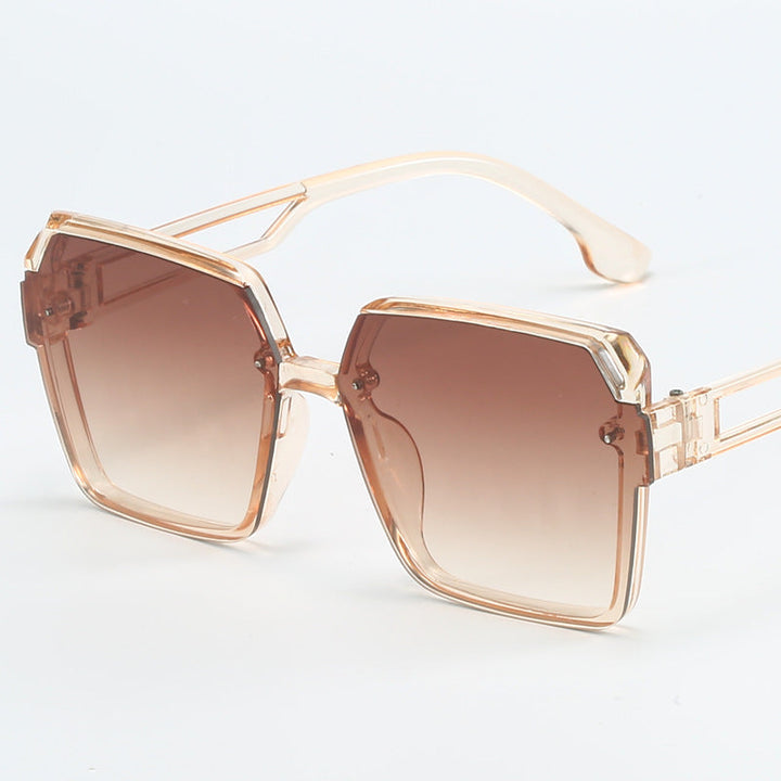 Ladies fashionable square sunglasses with filigree design Kalsten