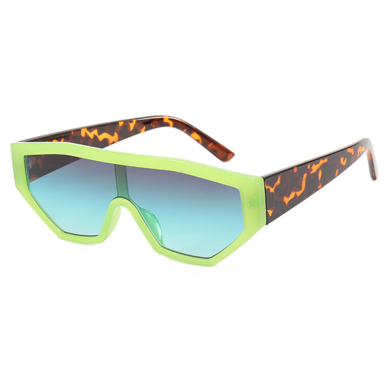 Ladies fashionable sunglasses in animal fur look Kalsten