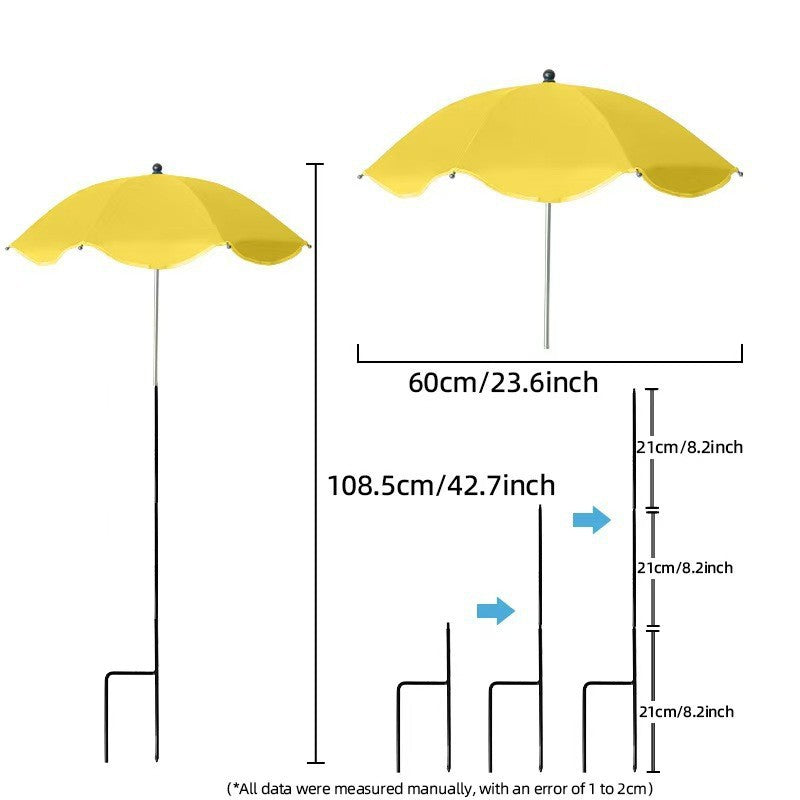 Women's sun protection umbrella with flexible tripod Kalsten