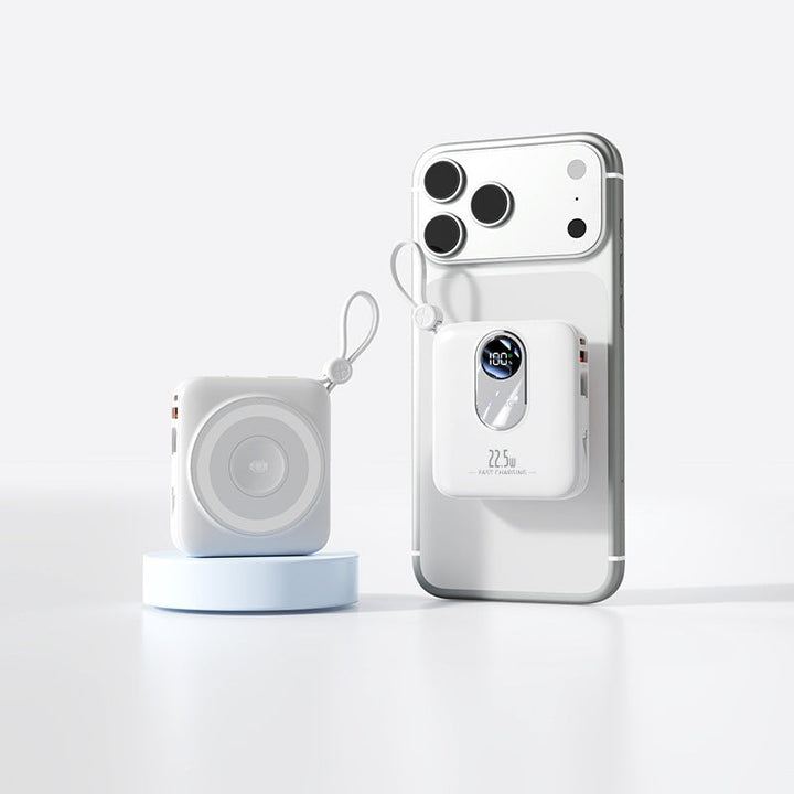 Powerbank with wireless charging function and digital smart display Kalsten